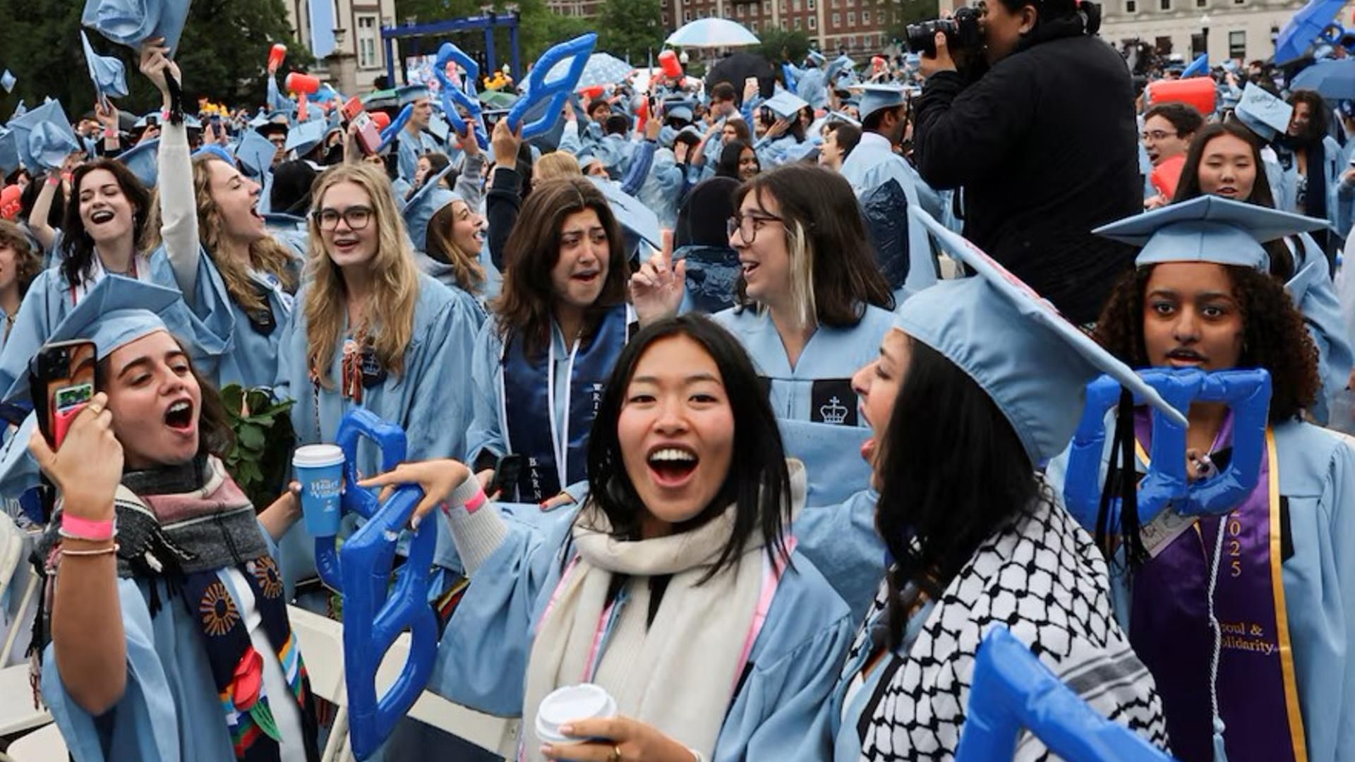 Una graduación en la Universidad de Columbia, en EEUU Una graduación en la Universidad de Columbia, en EEUU