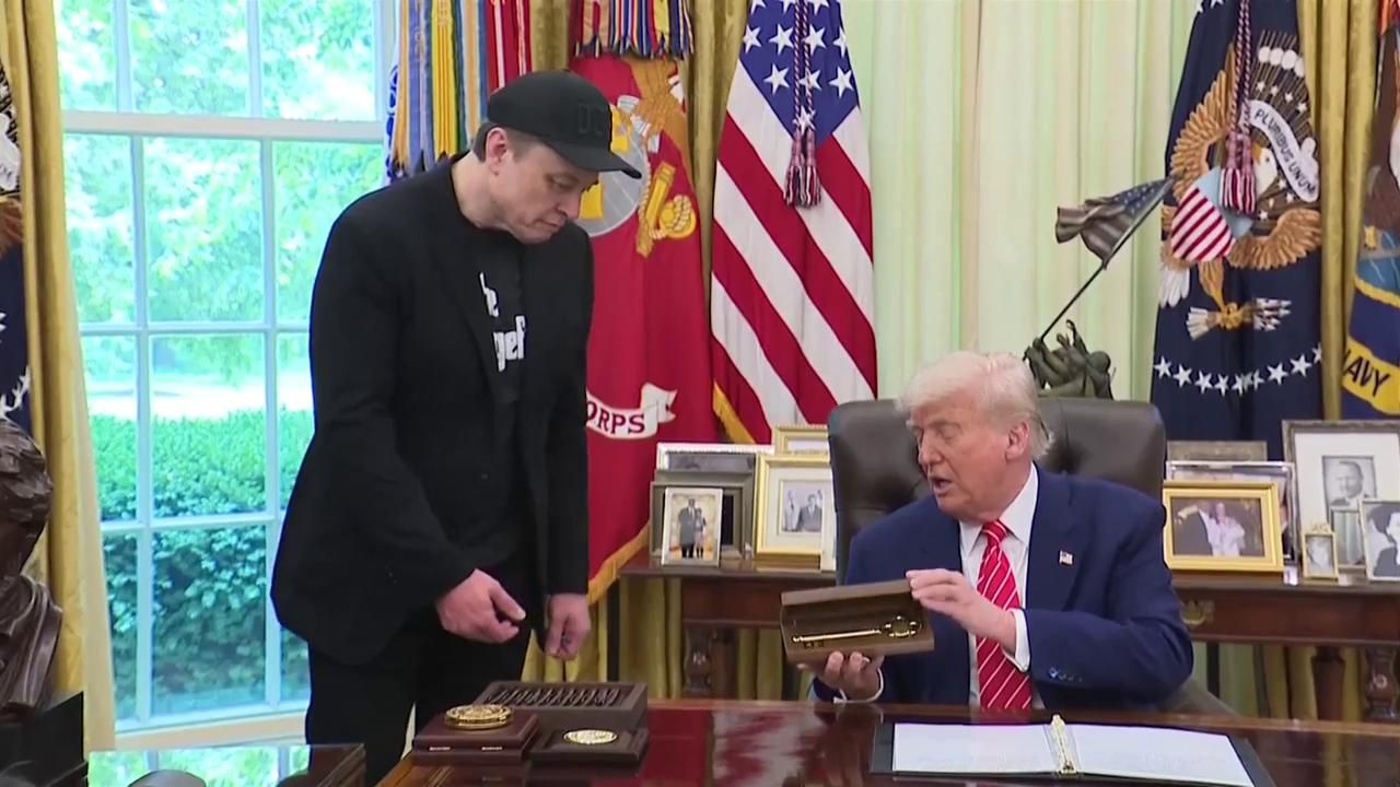 Así ha sido la despedida de Donald Trump a Elon Musk en la Casa Blanca: la felicitación del presidente