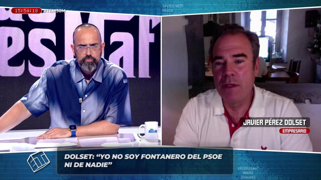 Javier Pérez Dolset se defiende tras ser señalado como 'fontanero del PSOE': ''Tenemos identificadas 177 operaciones ilegales''