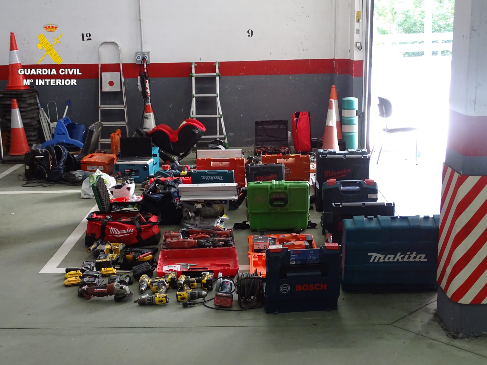 El valor de las herramientas robadas supera los 70.000 euros