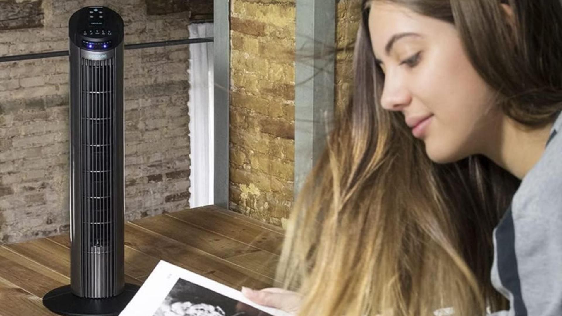 Este ventilador de torre digital de Cecotec cuesta solo 40€