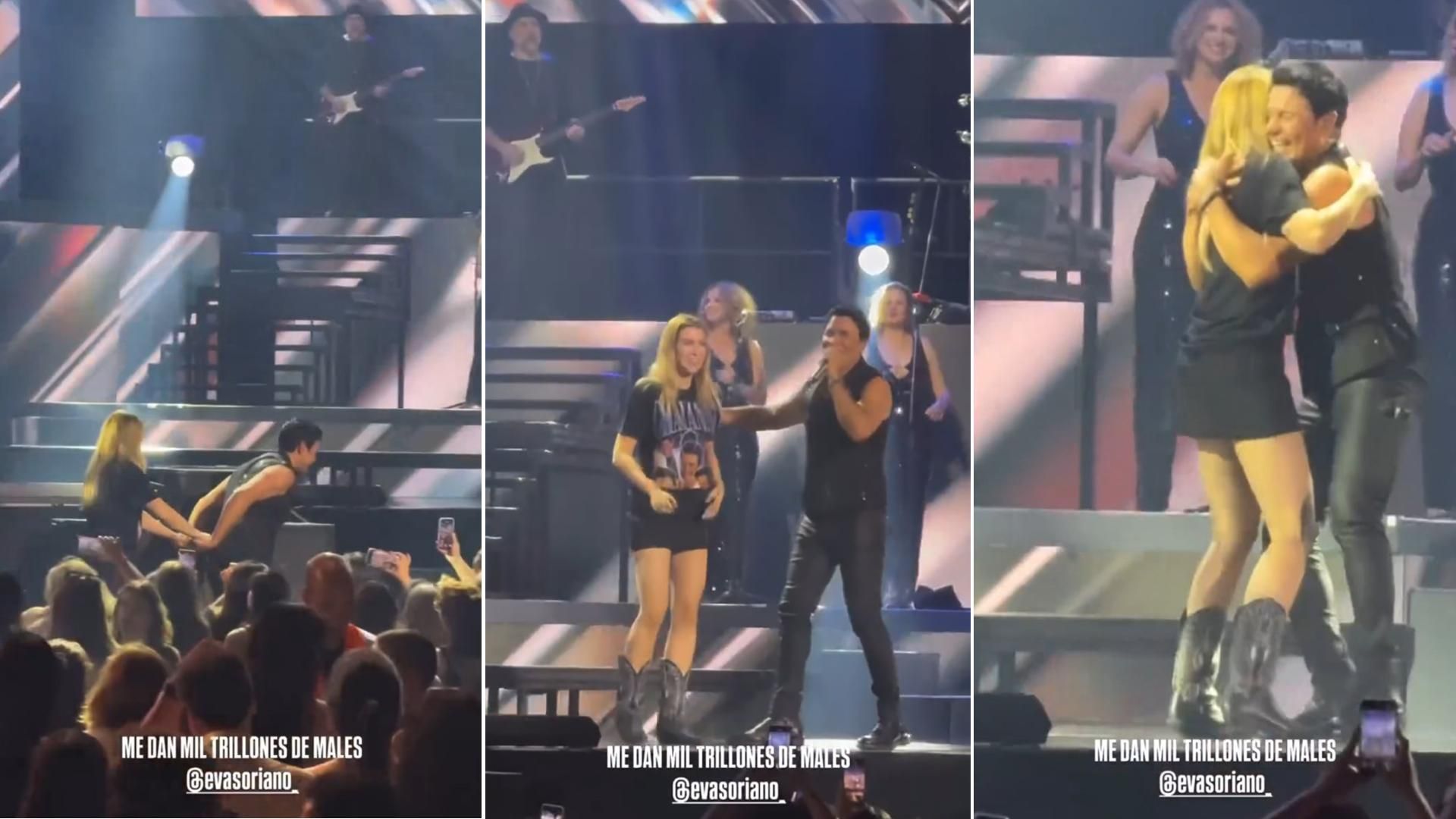 Eva Soriano y Chayanne