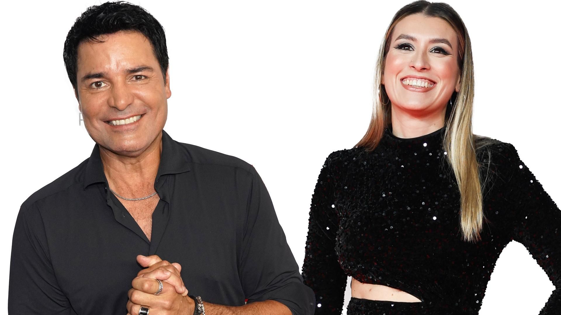 Eva Soriano y Chayanne Eva Soriano y Chayanne