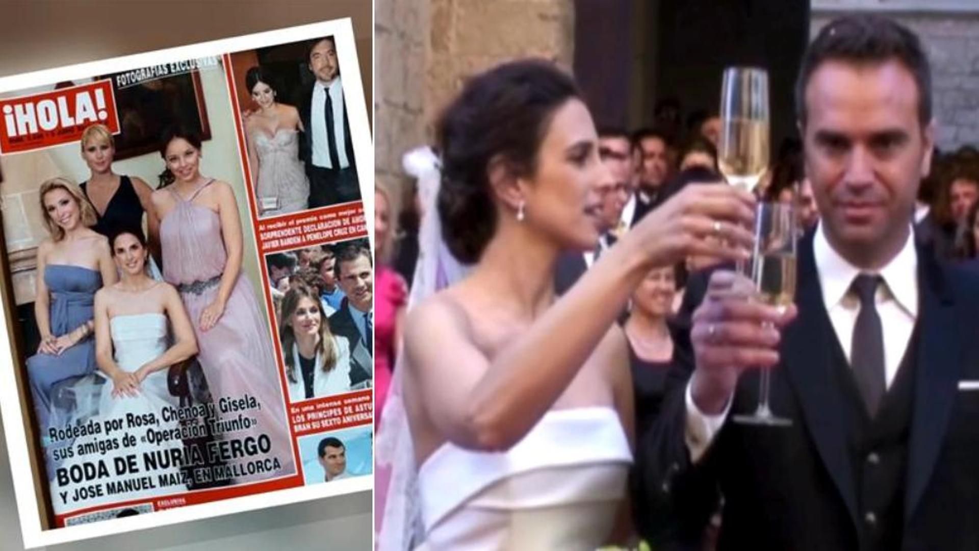 Así fue la boda de Nuria Fergó y José Manuel Maíz: "No fue el enlace de mis sueños"