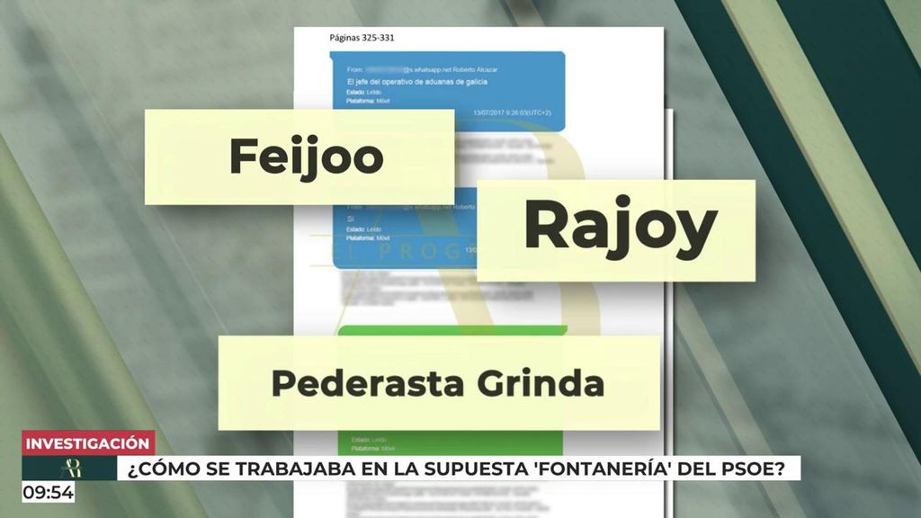 'El programa de Ana Rosa' accede en exclusiva a informes confidenciales sobre la 'fontanería socialista'