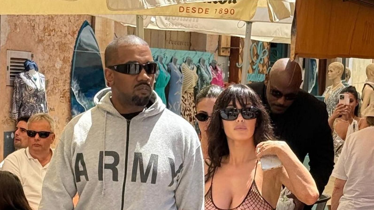 Kanye West y Bianca Censori