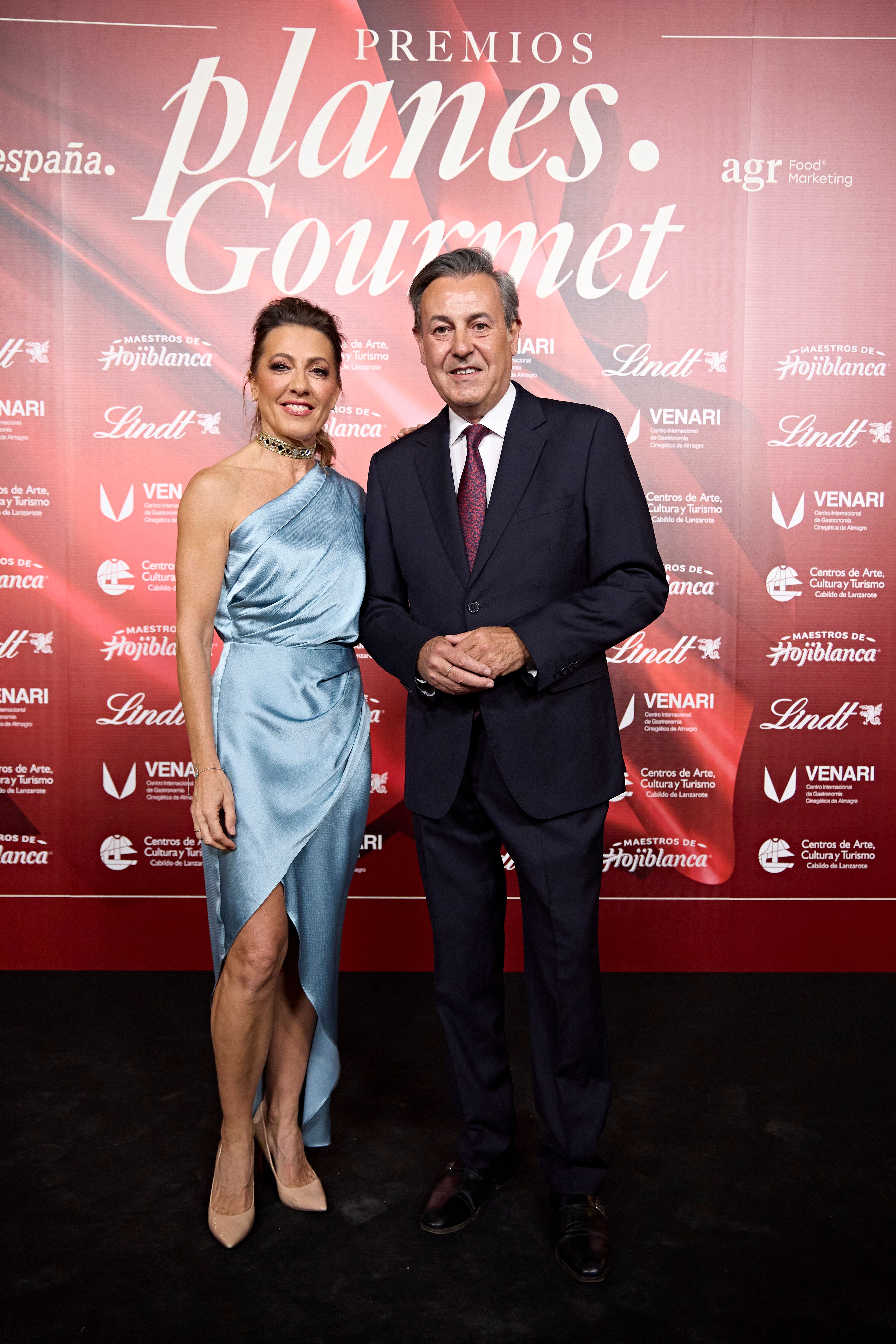 Ángeles Blanco y José Ribagorda, presentadores de los Premios Planes Gourmet