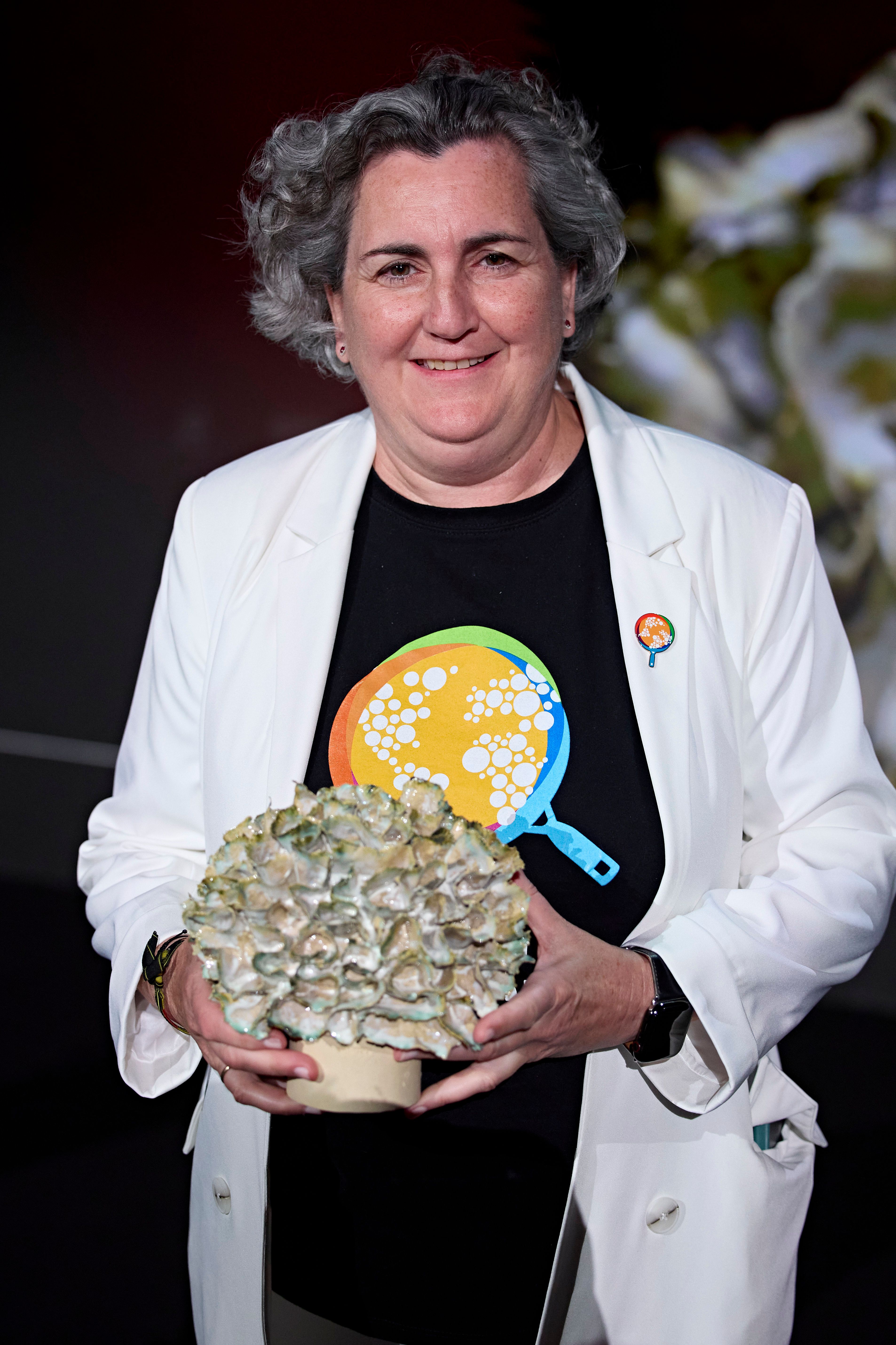 Pepa Muñoz con el Premio Planes Gourmet Best for the World para World Central Kitchen