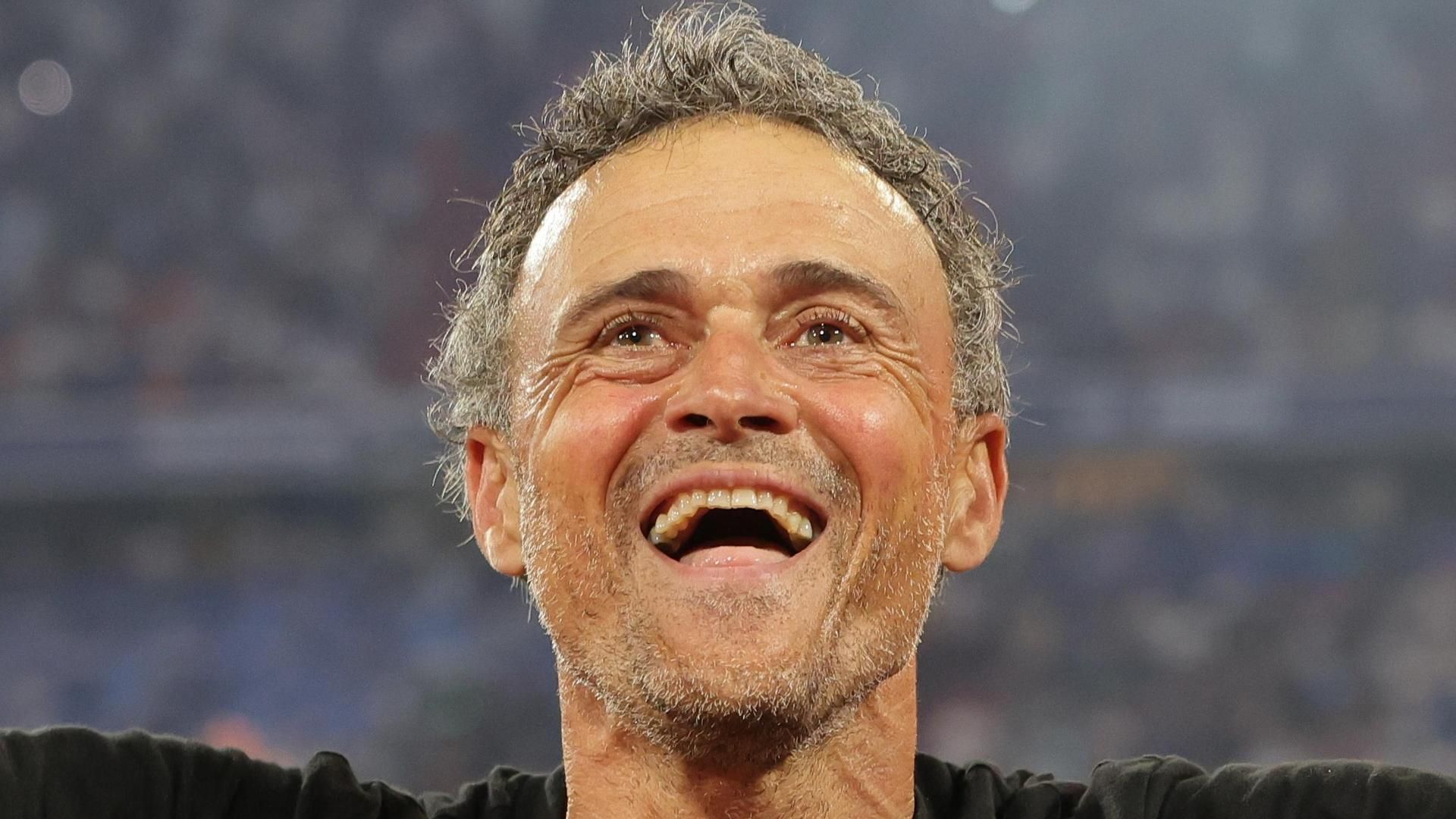Luis Enrique tras ganar la final de la Champions con el PSG