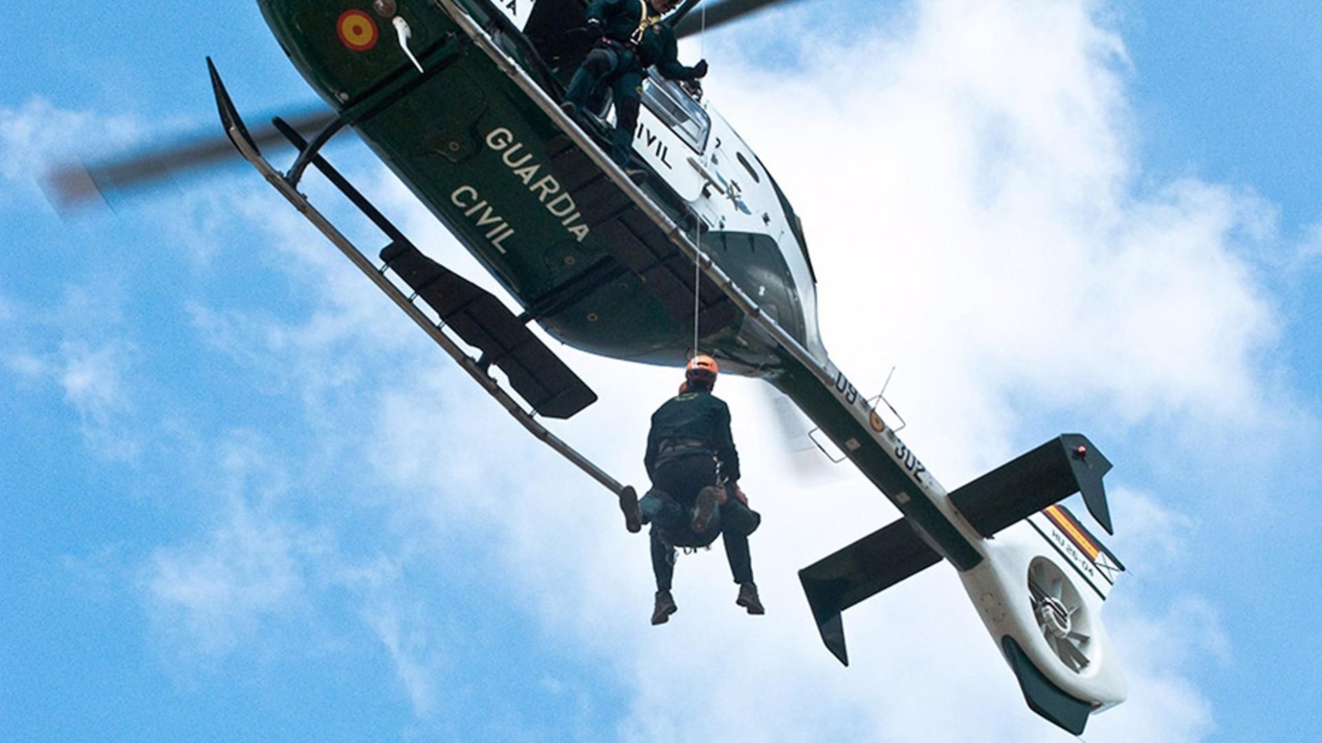 Helicóptero de rescate de la Guardia Civil