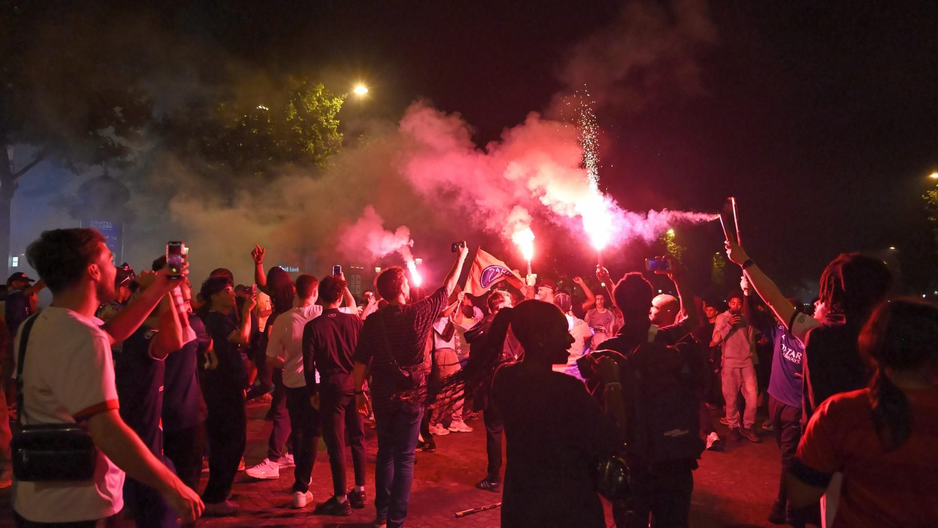 Ola de disturbios en Francia tras la final de la Champions