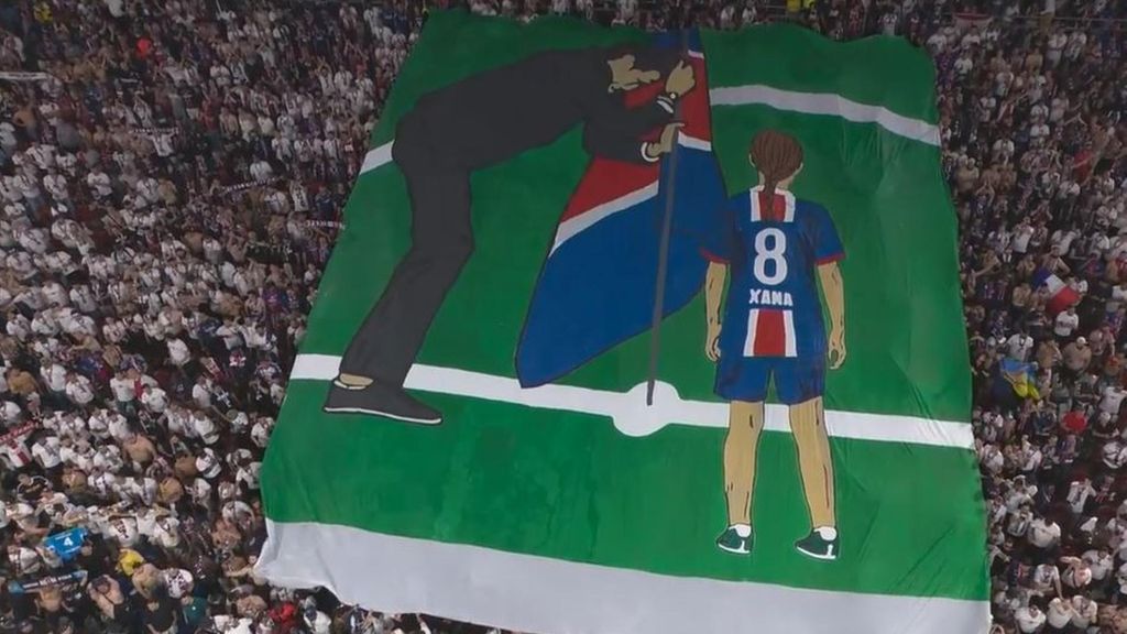 Xana, la hija fallecida de Luis Enrique, protagonista en la final de la Champions: emotivo tifo de la afición del PSG