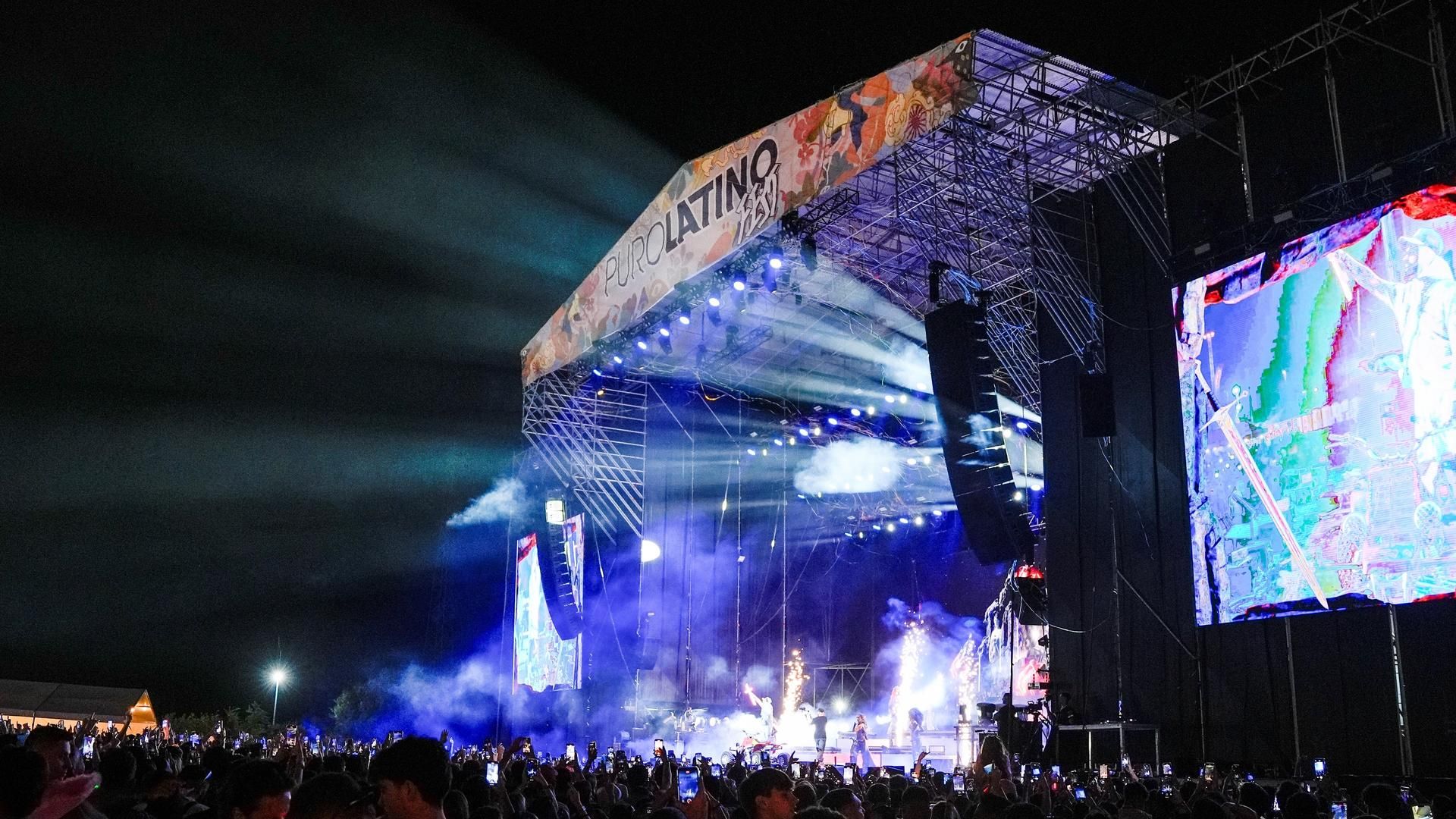Actuación en el Puro Latino Fest en Sevilla 2024