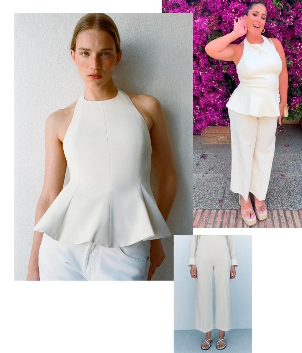 Anabel Pantoja se decanta por Zara para la comunión de la hija de su primo