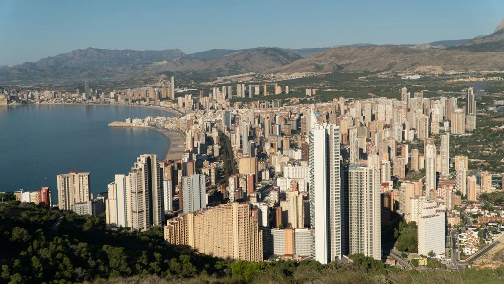 Benidorm vista desde las alturas