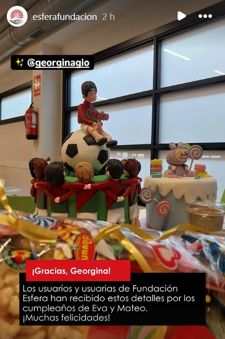 El gesto de Georgina Rodríguez en el cumpleaños de Mateo y Eva