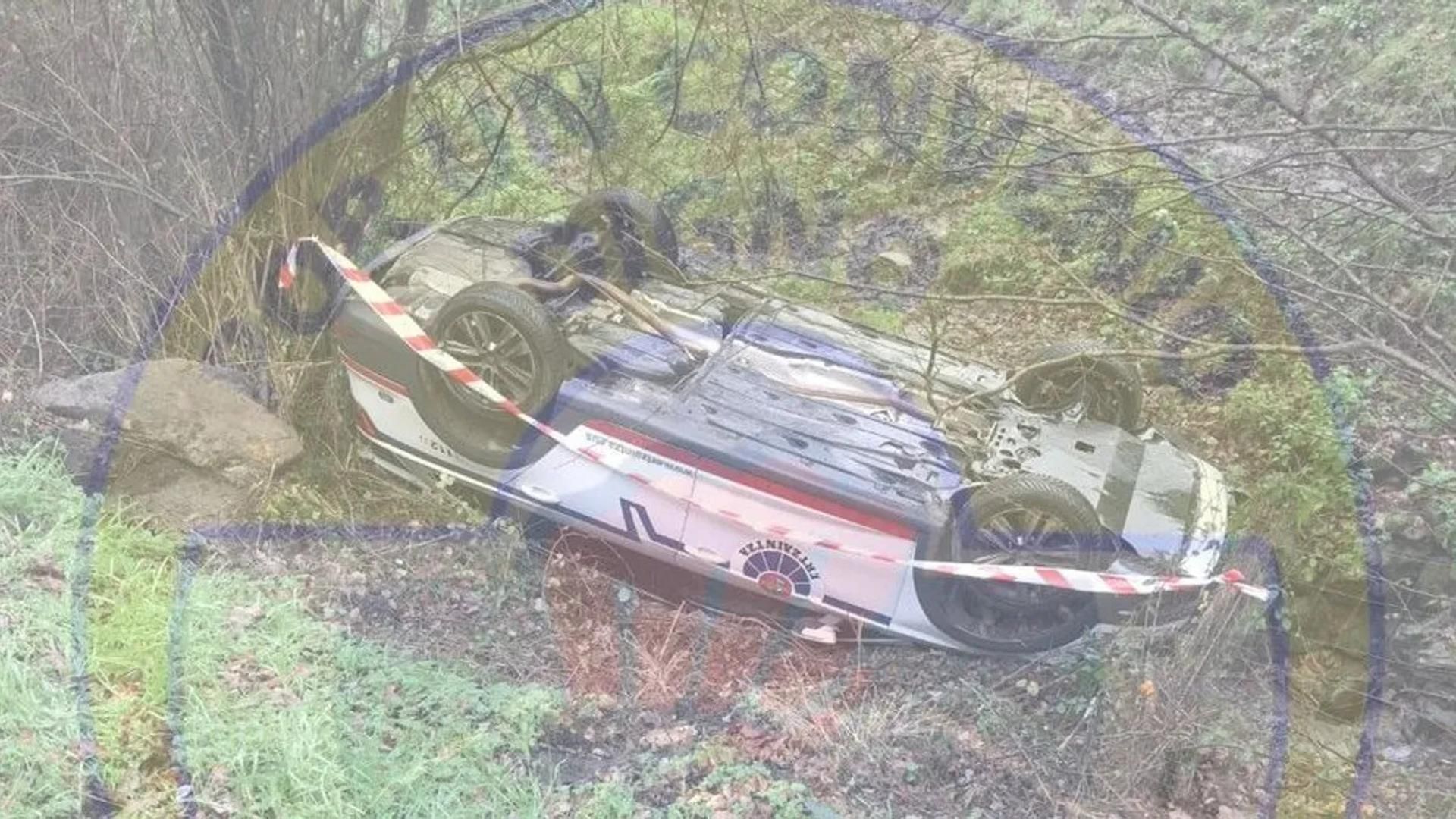 En enero, un coche patrulla volcó durante una persecución policial en Durango