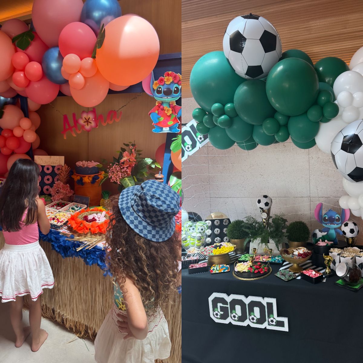 La decoración del cumpleaños de los hijos de Georgina y Cristiano
