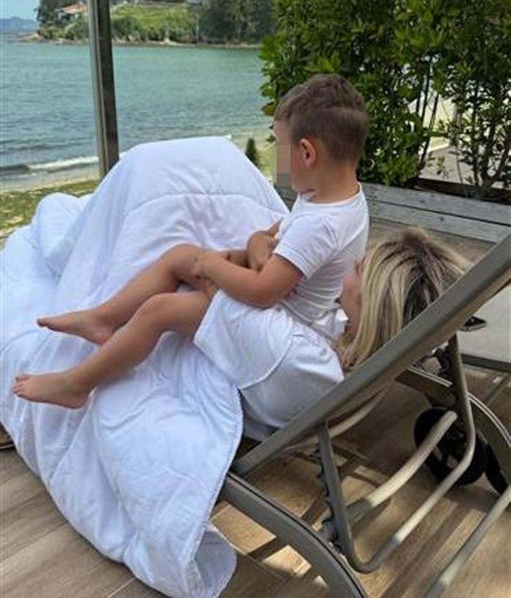 La foto de Violeta con el hijo de Edi