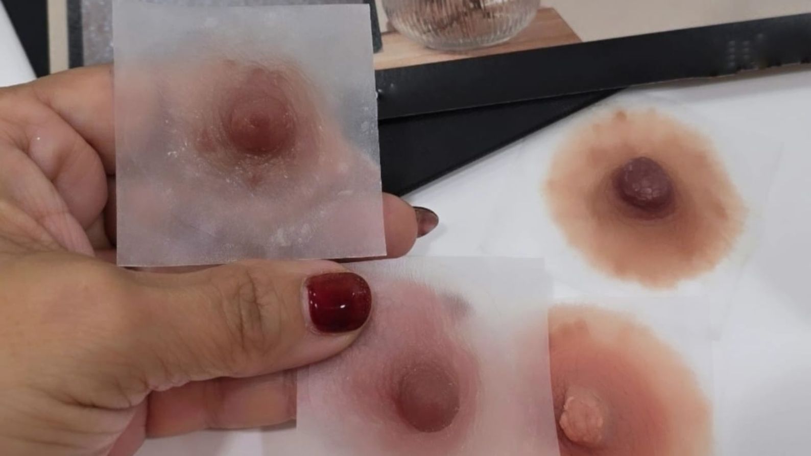 Las areolas hiperrealistas de Sandra Valoy