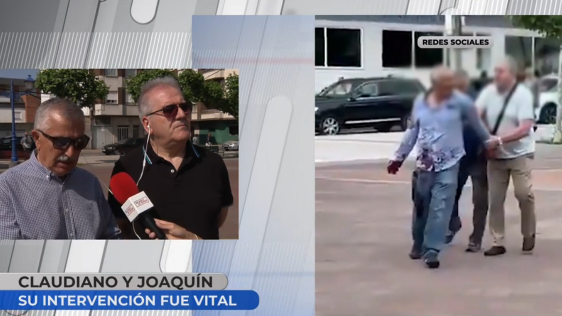 Los dos policías jubilados que frenaron una sangrienta reyerta entre ancianos en Bembibre, León: "Estaba fuera de sí"