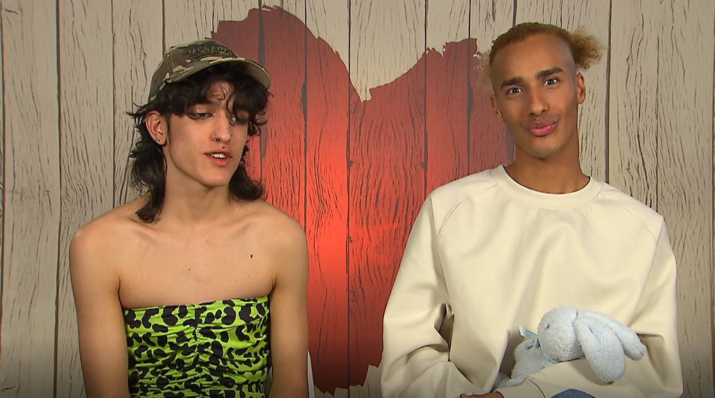 Mario y Jymi durante su decisión final en 'First Dates'