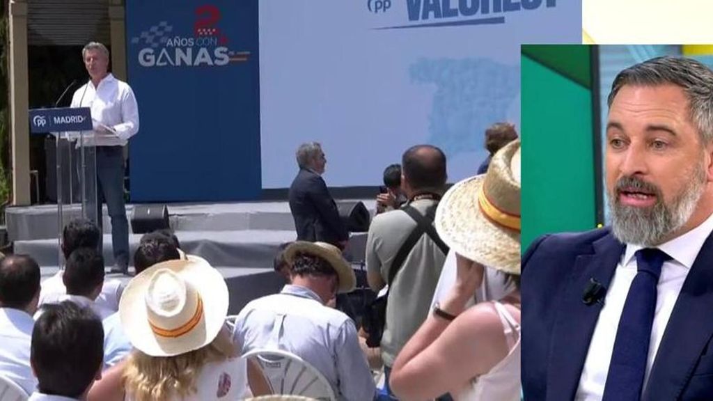 Santiago Abascal, líder de VOX: "A pesar de la mala relación entre Feijóo y Sánchez, pueden pactar"