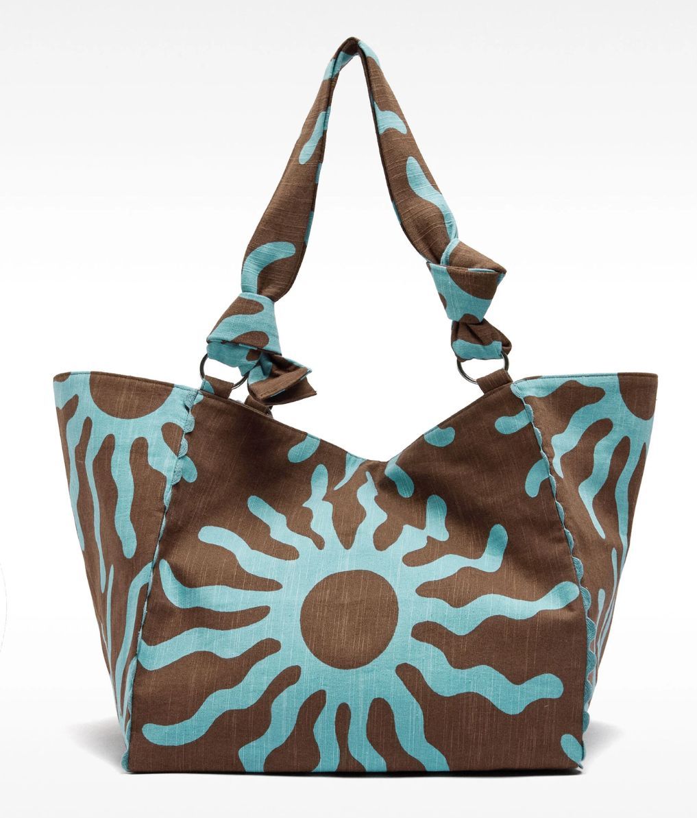 Shopper estampado 100% algodón