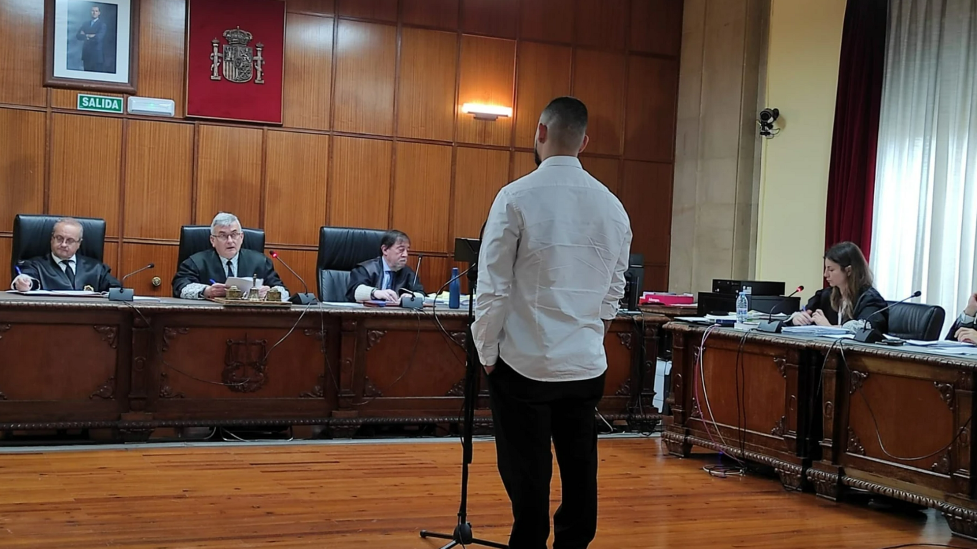 Un condenado de 30 años prestando declaración en la Audiencia de Jaén Un condenado de 30 años prestando declaración en la Audiencia de Jaén