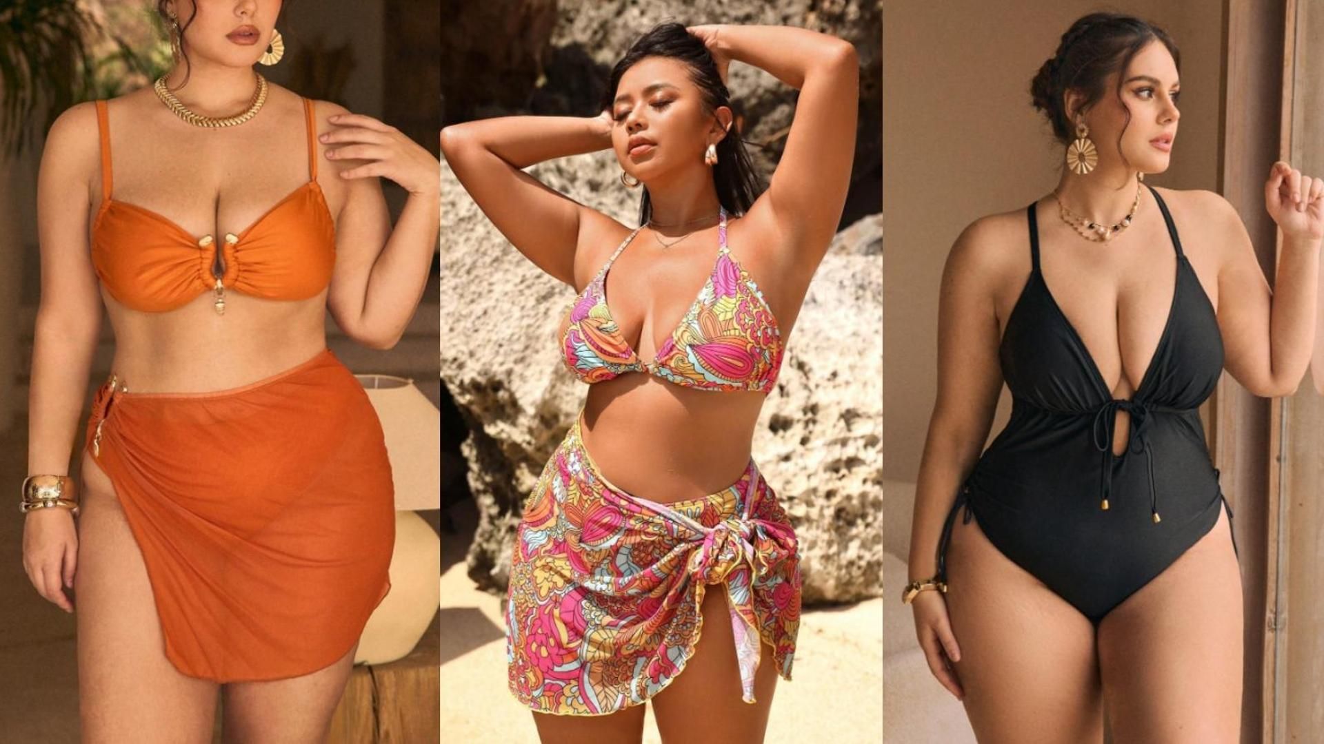Algunos de los modelos curvys de Sofía Suescun x SHEIN