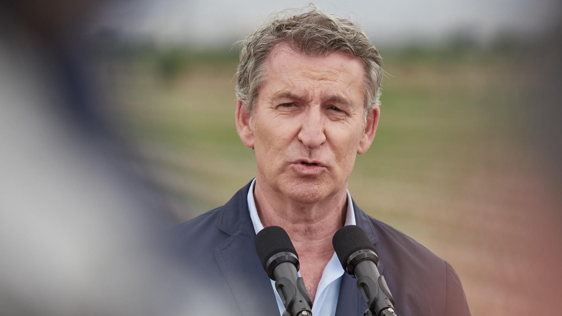 El líder del PP, Alberto Núñez Feijóo