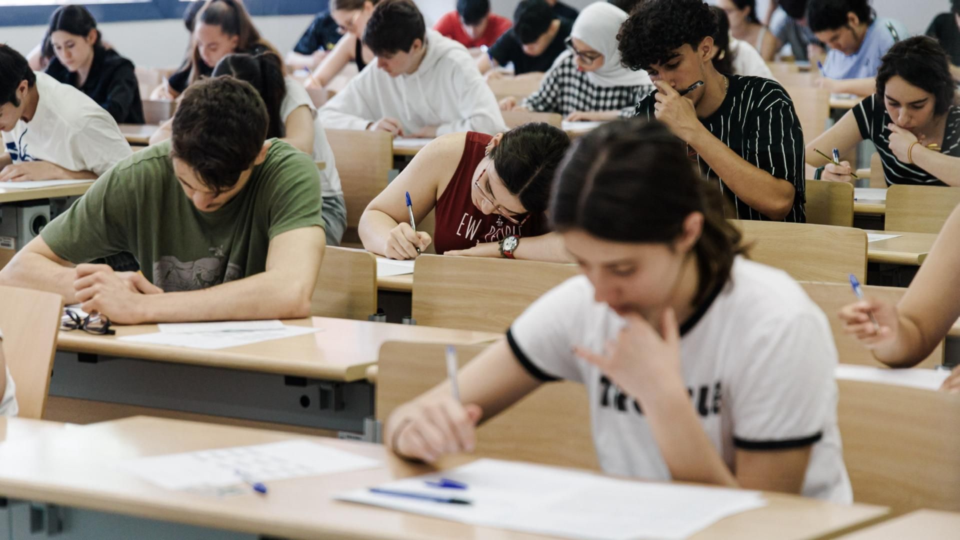 Estudiantes en los exámenes de Selectividad Estudiantes en los exámenes de Selectividad