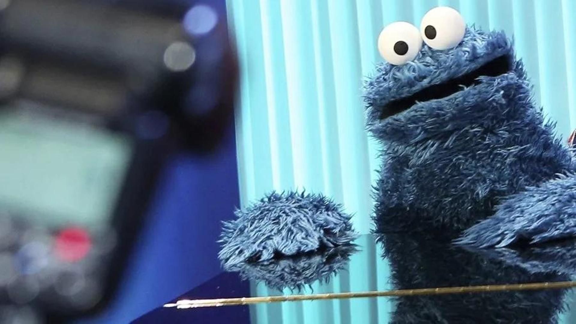 Fotografía de archivo de del monstruo de las Galletas, uno de personajes de 'Barrio Sésamo'