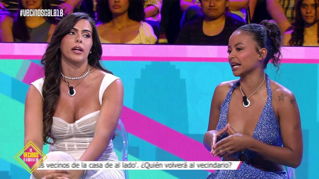 Mayeli se enfrenta a Érika en plató por haberse metido con su físico: “¡Envidiosa!” Los vecinos de la casa de al lado Gala Temporada 2 Top Vídeos 1666