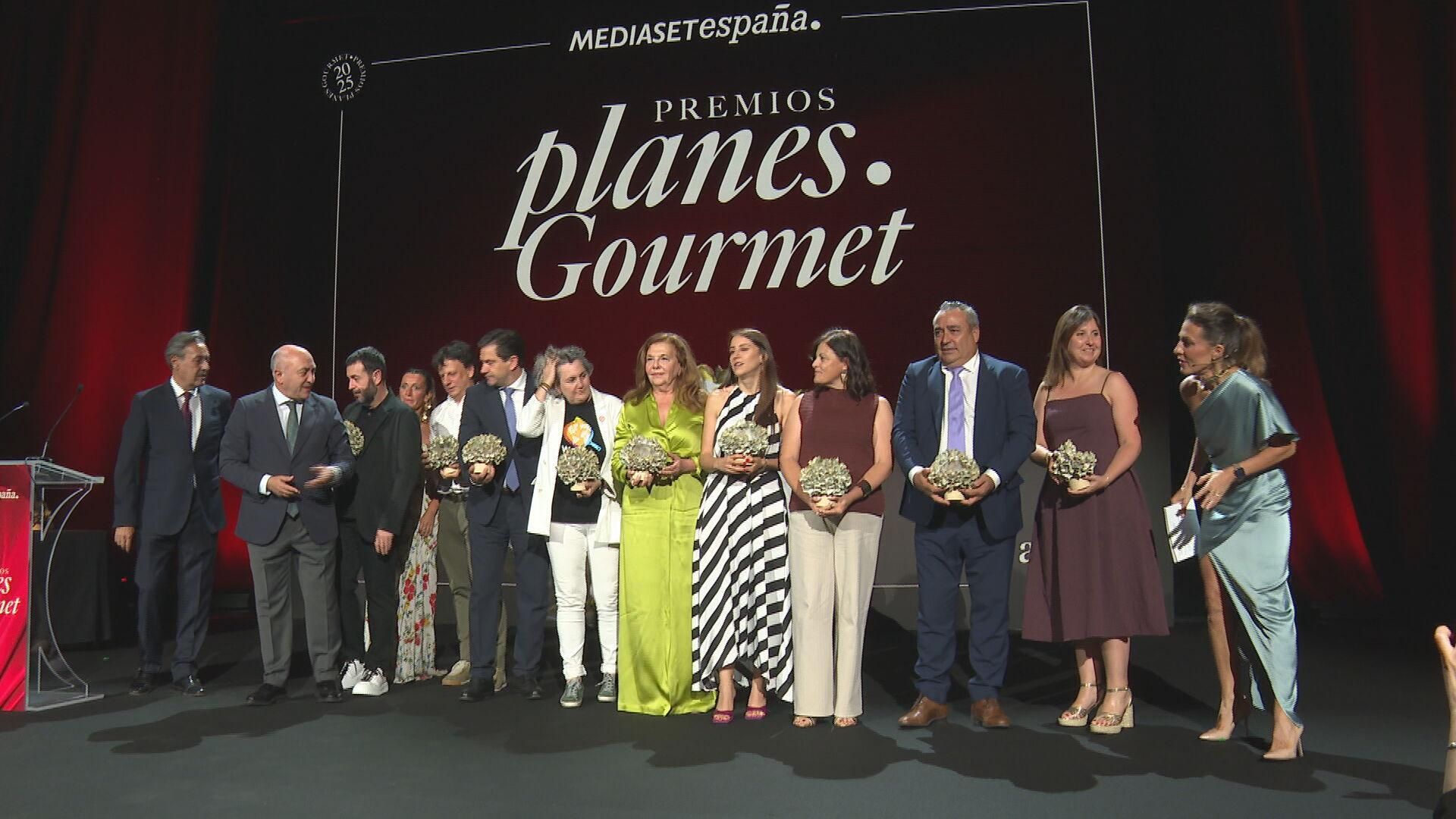 Mediaset celebra la I Edición de los Premios Planes Gourmet para poner en valor la gastronomía nacional y sus productos