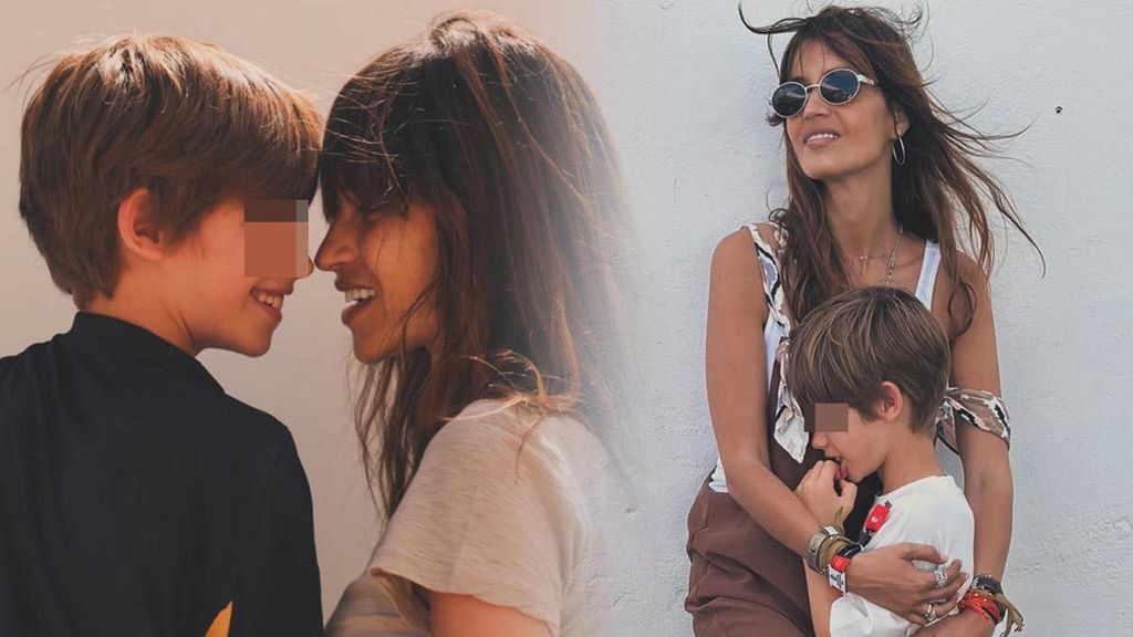 Sara Carbonero y su hijo Lucas