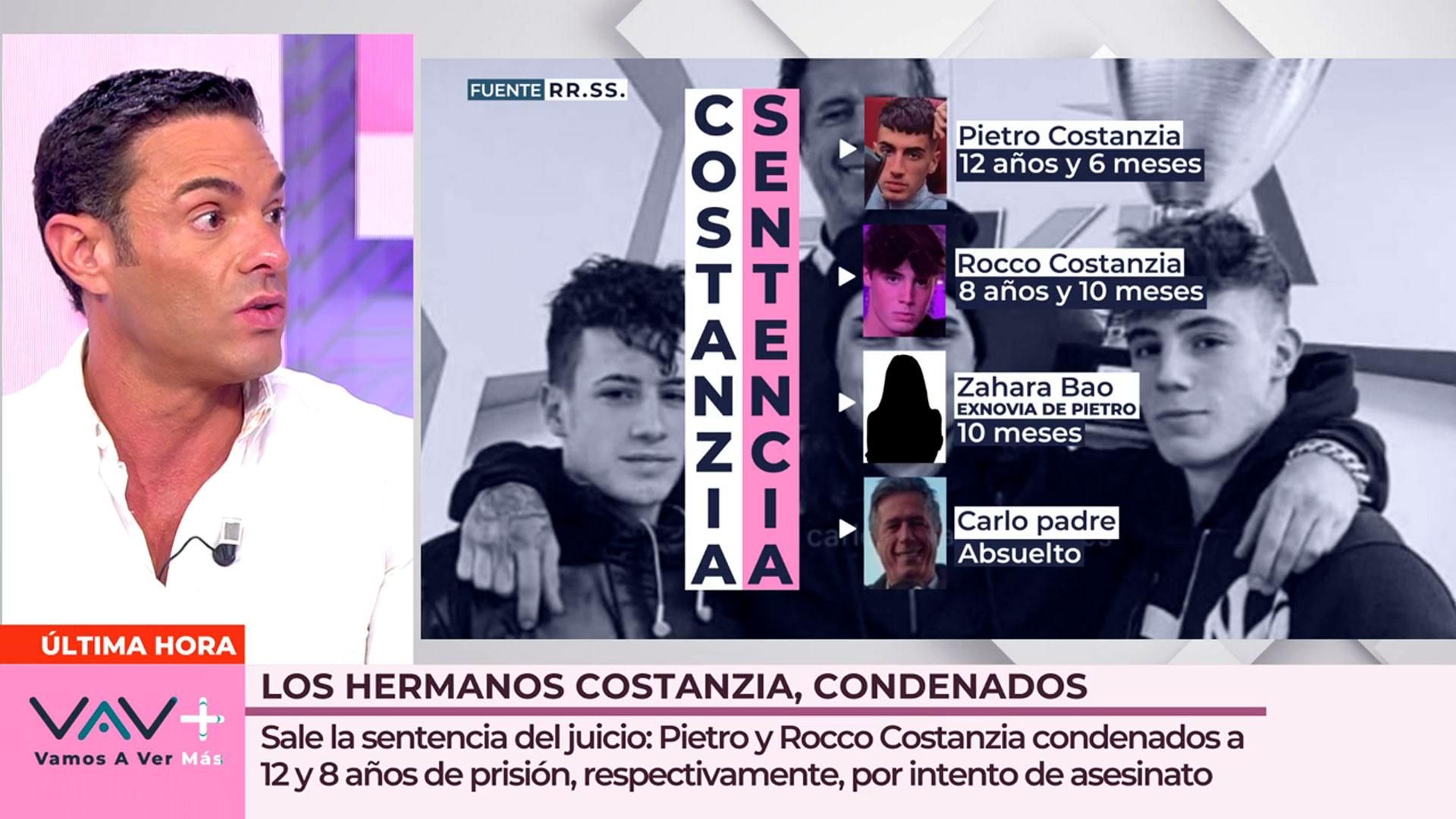 Los hermanos de Carlo Costanzia, condenados a 12 y 8 años de cárcel Vamos a ver 2025 Programa 436