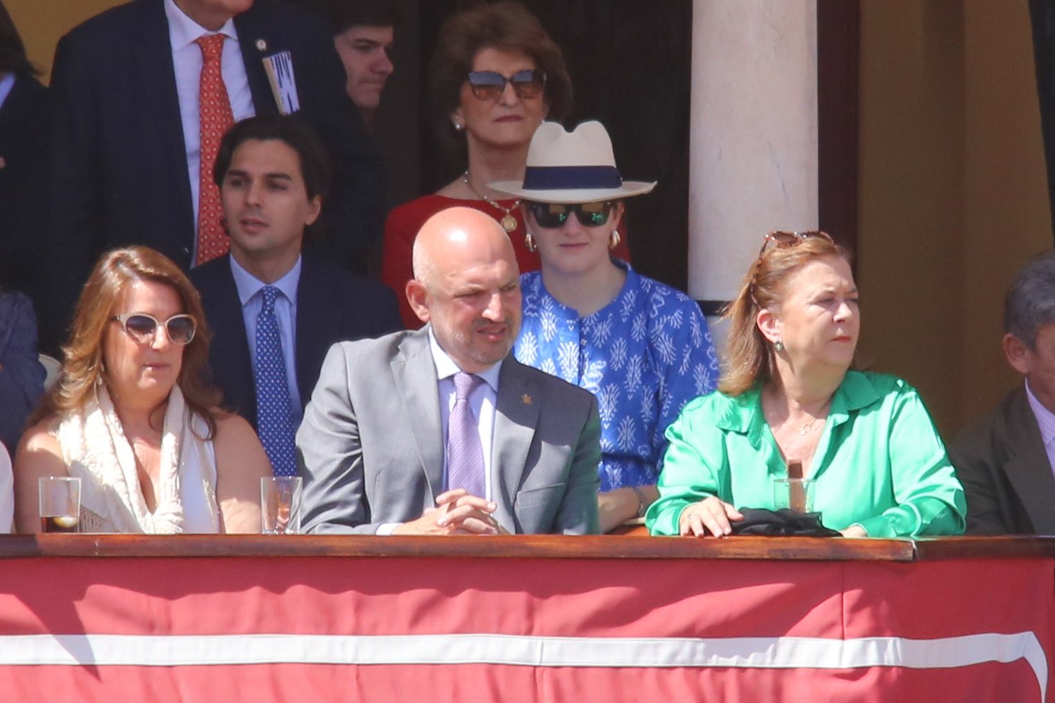 Victoria de Hohenlohe y su marido, en la Feria de Abril