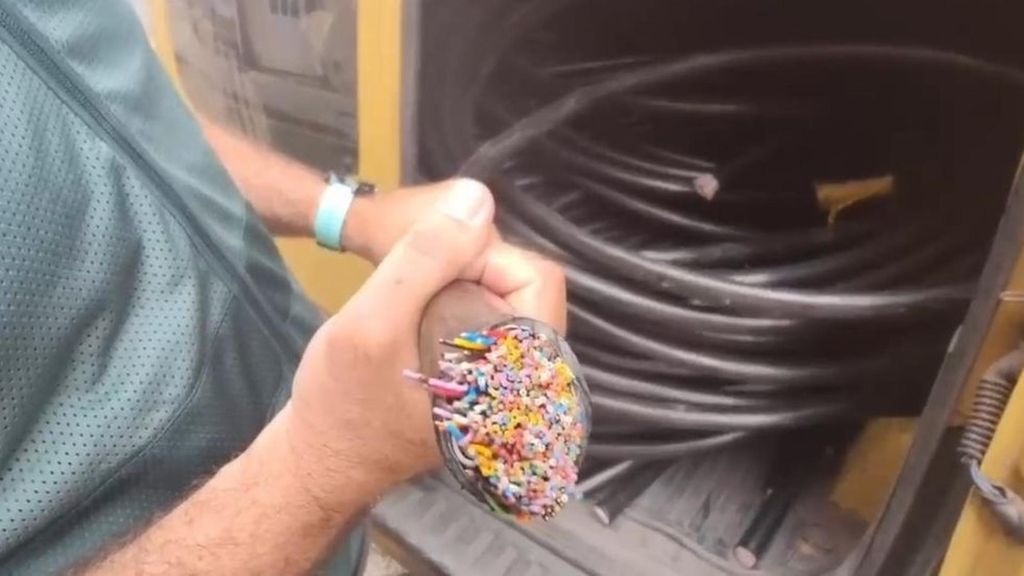 Detenidos tras sustraer 1.410 kilos de cobre en el municipio coruñés de Osoro