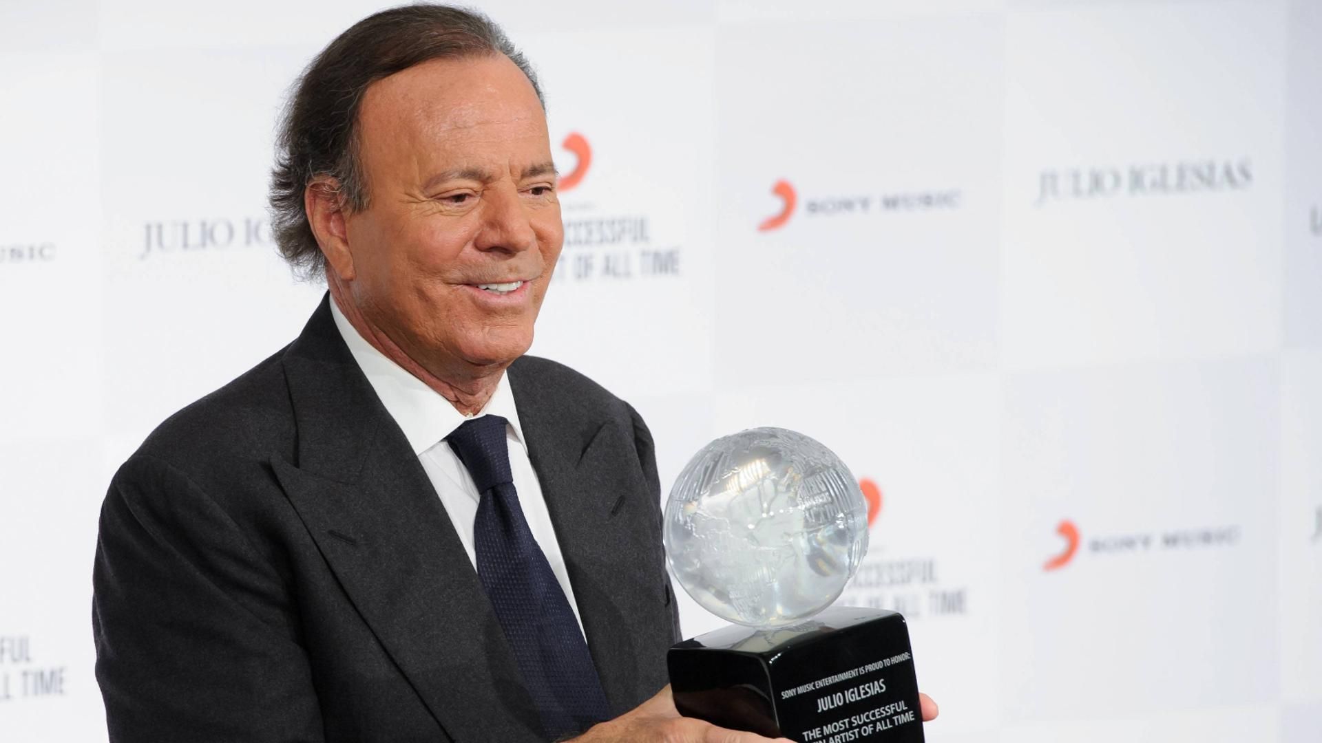 El cantante Julio Iglesias
