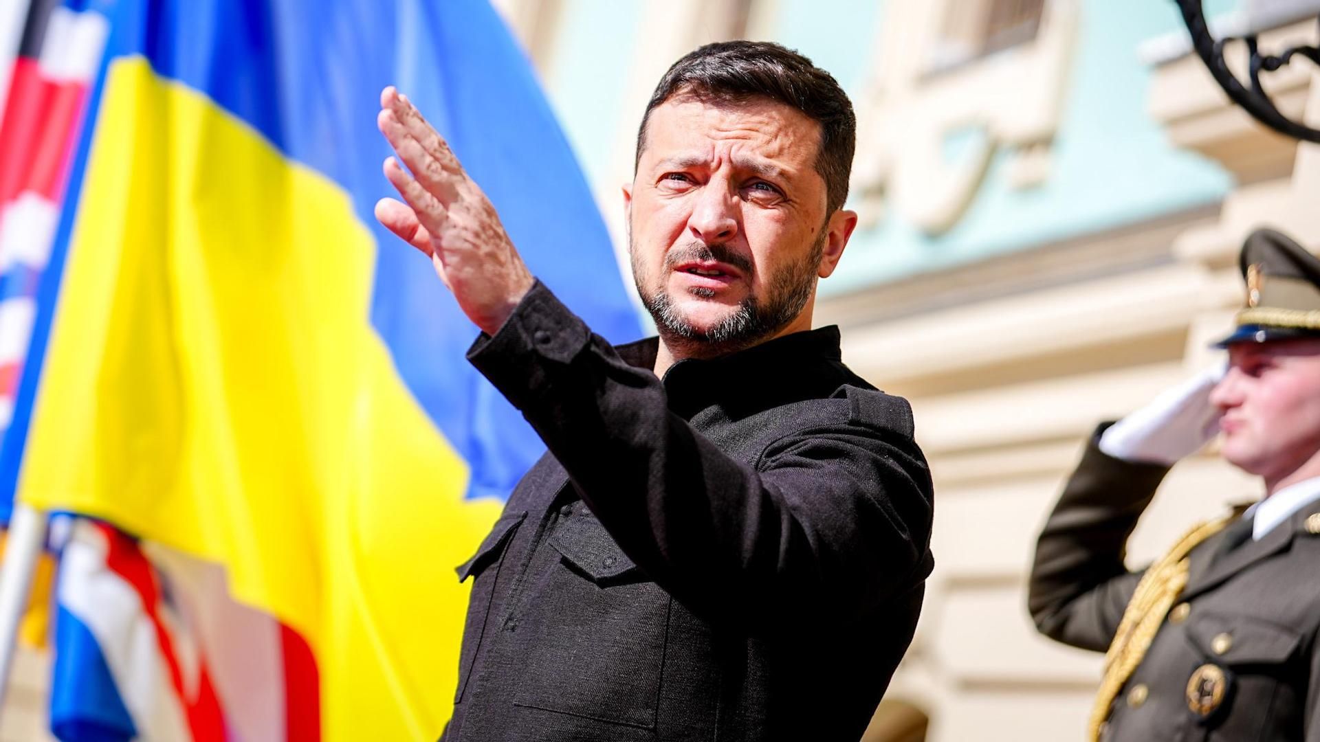 El presidente de Ucrania Volodimir Zelenski El presidente de Ucrania Volodimir Zelenski