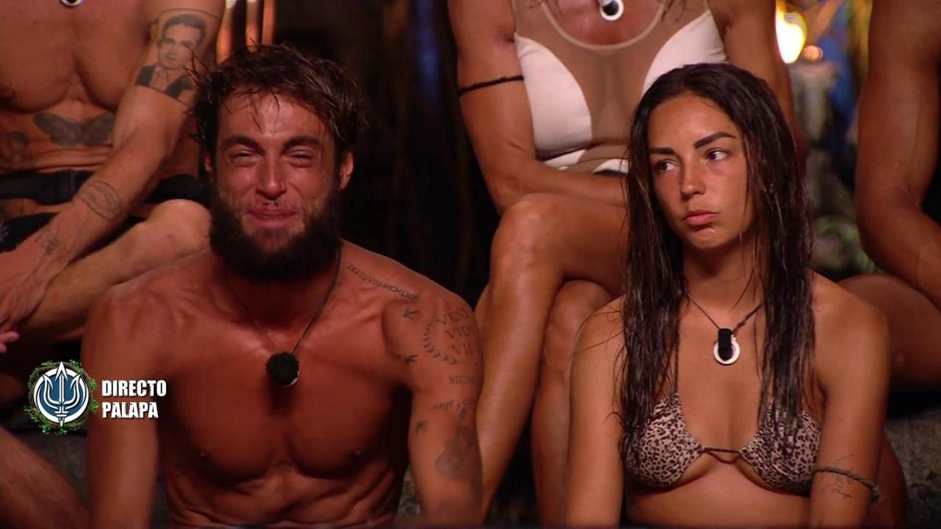 Las lágrimas de Montoya tras ver las imágenes en la palapa