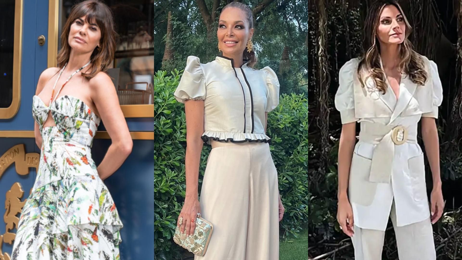 María José Suárez, Lucía Hoyos y Amaia Salamanca, en un montaje de fotos