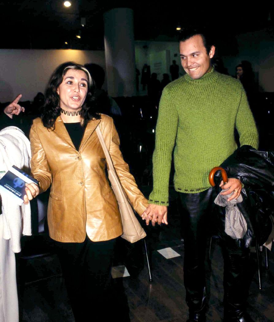 Nilo Manrique junto a Isabel Gemio en una imagen de 1999