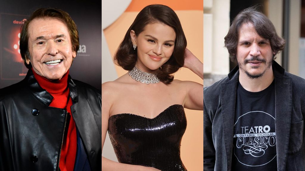 Raphael, Selena Gomez y Sergio Peris-Mencheta