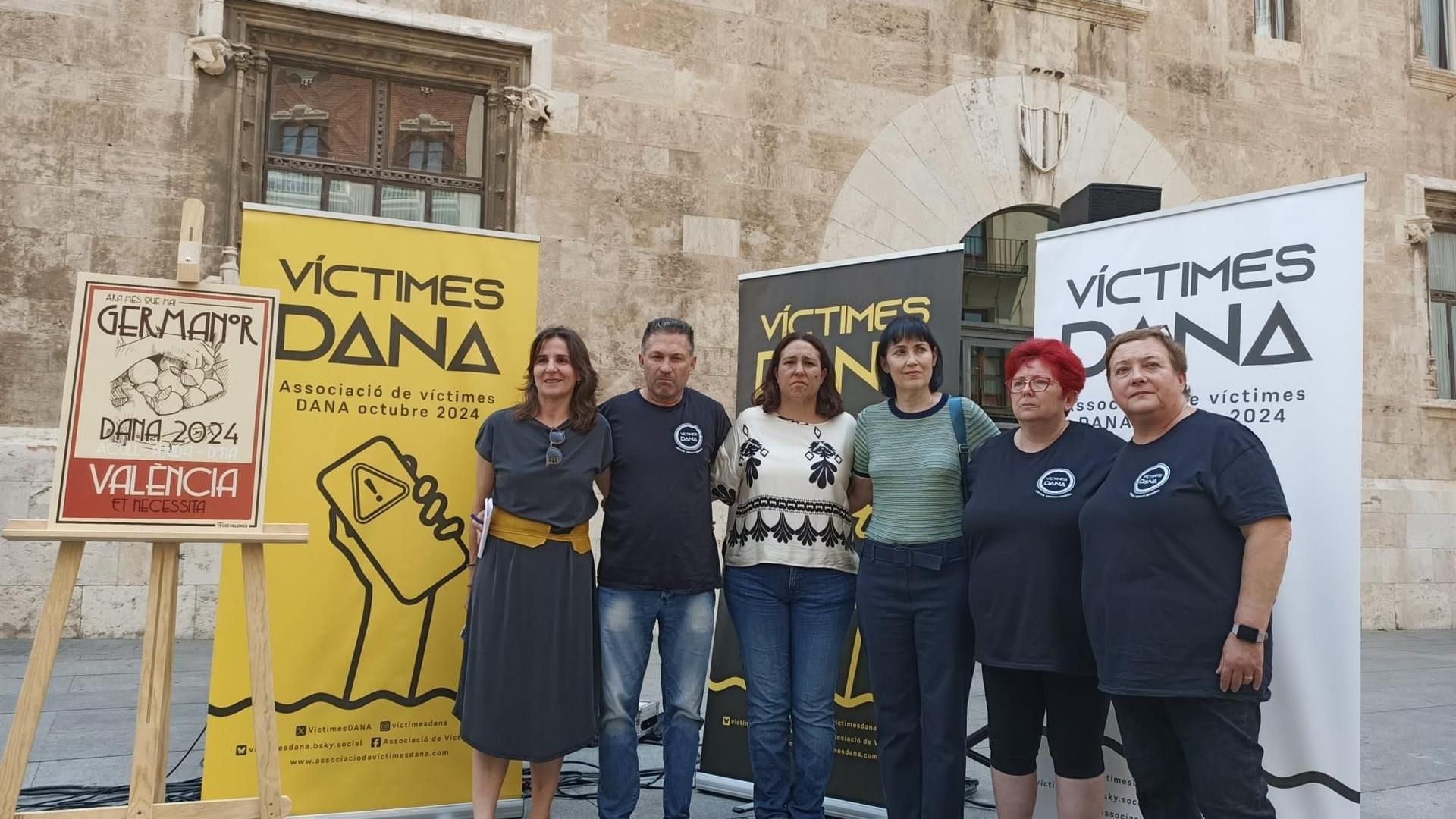 Representantes de la Asociación de Víctimas de la DANA 29O