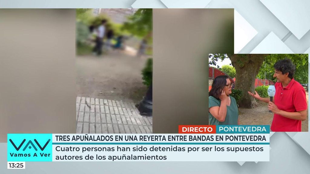 Sonia, trabajadora de la zona sobre la reyerta en Pontevedra: "Son jóvenes muy conflictivos"