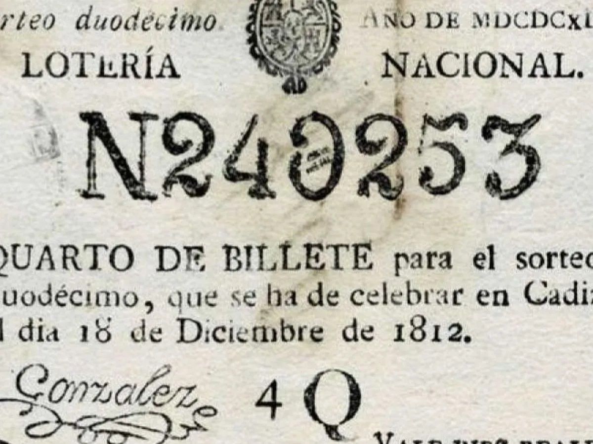 Un décimo del primer sorteo de Navidad de la historia