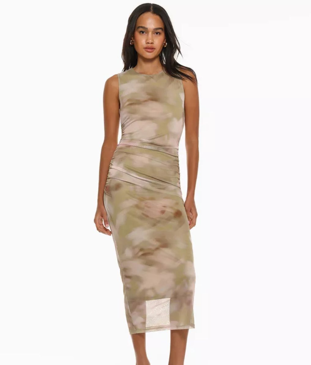 Vestido midi de tul – Lefties