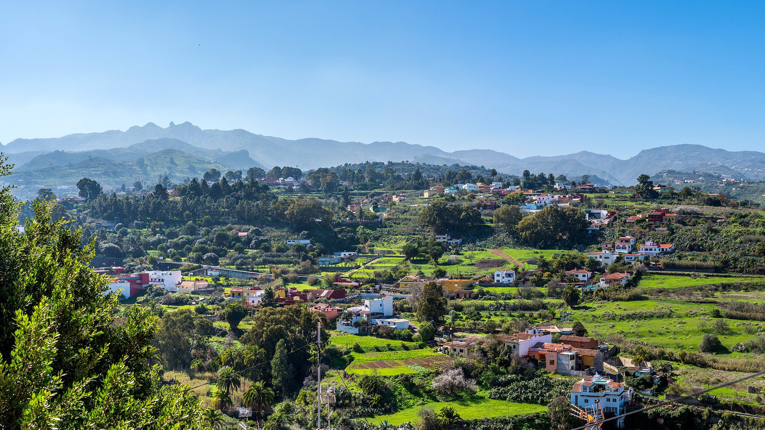 Vista panorámica de Santa Brígida